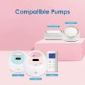 2Pcs Flange compatible with Spectra breast pump accessories, detachable baby breastfeeding accessories food grade parts. 