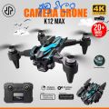 K12 Max Drone RC 8K HD Camera Brushless Motor 360° Obstacle Avoidance With LCD Screen Foldable Quadcopter Dron RC 2024 New K12 MAX Drone 4K Professional 8K Three Camera Optical Flow Hover Wide Angle Obstacle Avoidance RC Quadcopter Drones. 