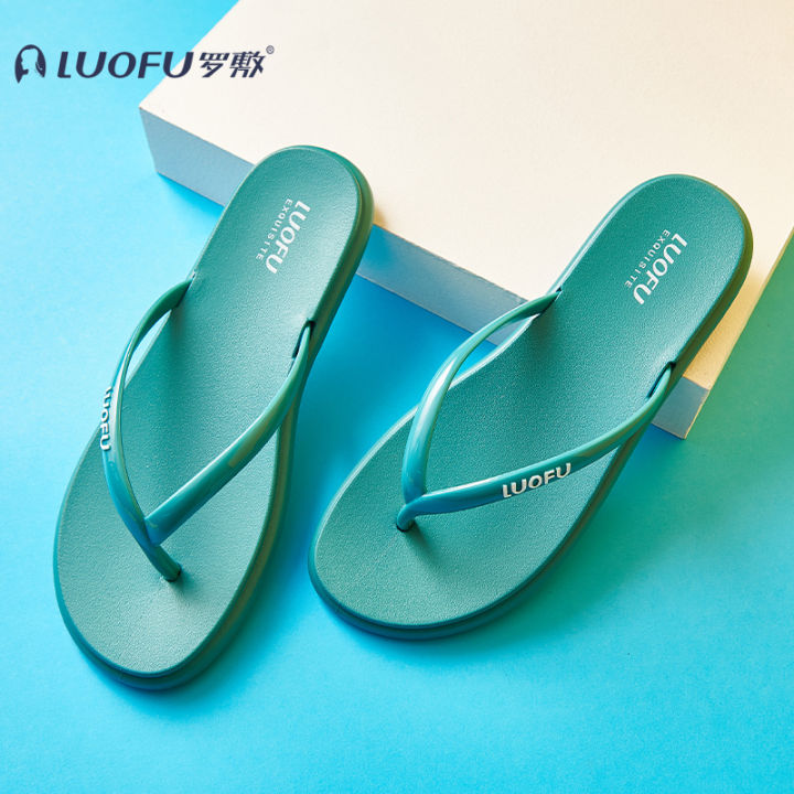 American Women's Slim Flip Flops Fashion Beach Slippers Flat Sandals ...