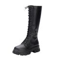 Winter Women Zipper New Long Boot Fashion Lace Up Non Slip Shoes Casual Thick Soled Trend Boots Comfortable Ladies Shoe Botas. 