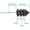 2pcs/set Pointed Tip Leather Burnishing Tool Leather Edge Burnisher Leather Slicker Tool Set Burnishing Wheel of Supplies. 