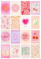 High Quality pack of 16 Aesthetic 4x6 Wall Collage Kit - wall decorations - Room Decor - aesthetic Glossy posters - Room Decor Ideas. 