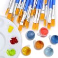 20Pcs/Set Paint Brush Kids Model Canvas Painting Paintings Detail Essential Props for Painting Art Artist Accessories Stationery. 