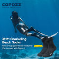 COPOZZ 3MM/5MM Neoprene Kevlar Diving Socks Anti-Slip Wetsuit Elasticity Surfing Boots Quick Dry Durable Swimming Thermal Socks. 