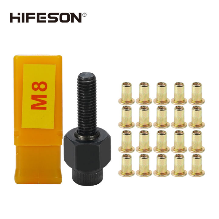 Hand Rivet Nut Gun Head Nuts Riveter Tool M3 M4 M5 M6 M8 M10 For Rivet ...