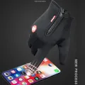 Ski Gloves Grab Velvet Touch Screen Gloves Autumn and Winter Warm Plus Velvet Cold Proof Waterproof Outdoor Riding Model. 