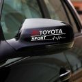2PC Vinyl Car Styling Stickers Rearview Mirror Side Window Decor Decal. 