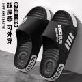 Big Size 48-49 Men Slippers Summer Flat Sole Home Slippers For Women Man Open Toe Trend Slides Couple Light Beach Shoes Sandals. 