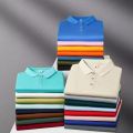 Women's Basic Solid Color Short-Sleeved POLO Shirts Summer Knitted Tops Daily Casual Models Can Be Machine Washed and Dry Clean. 