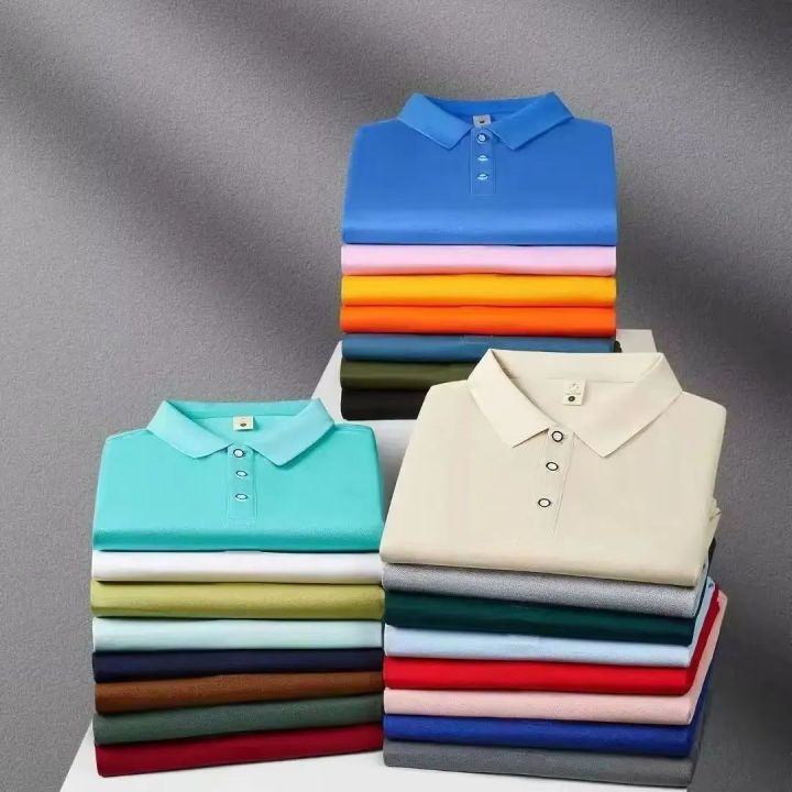 Women's%20Basic%20Solid%20Color%20Short-Sleeved%20POLO%20Shirts%20Summer%20Knitted%20Tops%20Daily%20Casual%20Models%20Can%20Be%20Machine%20Washed%20and%20Dry%20Clean%20-%20Image%202