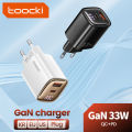 Toocki 33W GaN USB C Charger Digital Display PD3.0 High Speed Type C Fast Charging Charger For iPhone 15 14 13 12 11 Pro Max XS.
