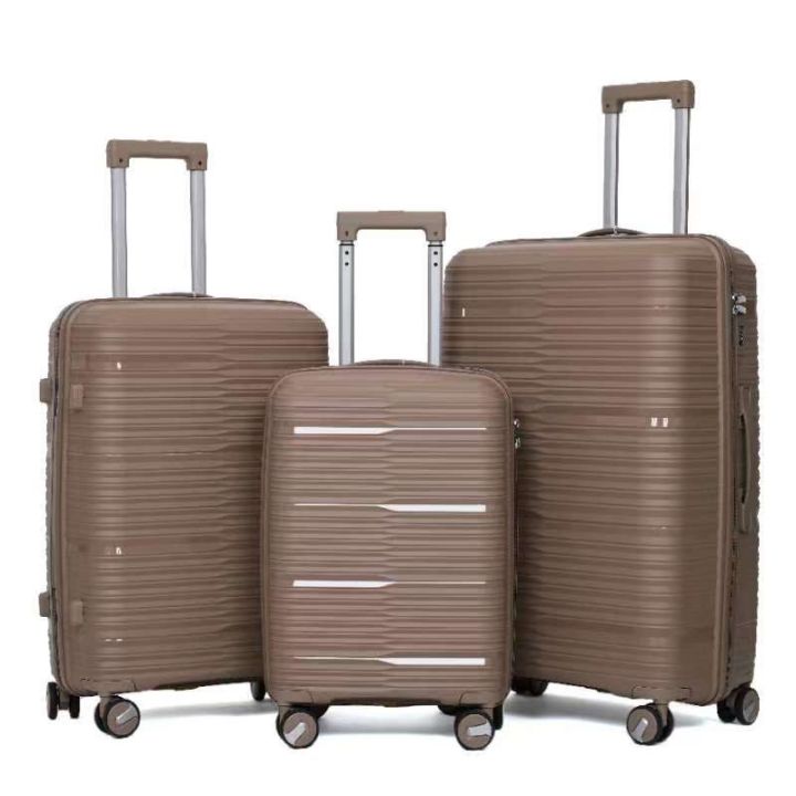 New Khaki 3 piece set Suitcase 20/24/28