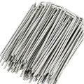 100pcs Landscape Staples, U-Shaped Garden Pins Garden Stakes Staples, Heavy Duty Yard Lawn Tent Stakes Securing Pegs For Weed. 
