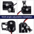 Aluminum LED Light Headlight Spotlight for 1/10 RC Crawler Car Axial SCX10 90046 RC4WD D90 TRX4 TRX6 DIY Parts. 