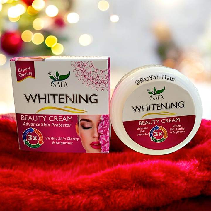 Safa Whitening Beauty Cream Advance Skin Protector With 3X Coverage For All Skin Types