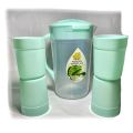 Korean water jug with 4 glass set. 