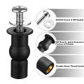 2/4pcs Expansion Screw Toilet Seat Top Fix Seat Hinge Hole Fixings Well Nut Screw Back To Wall Toilet Cover Accessories.