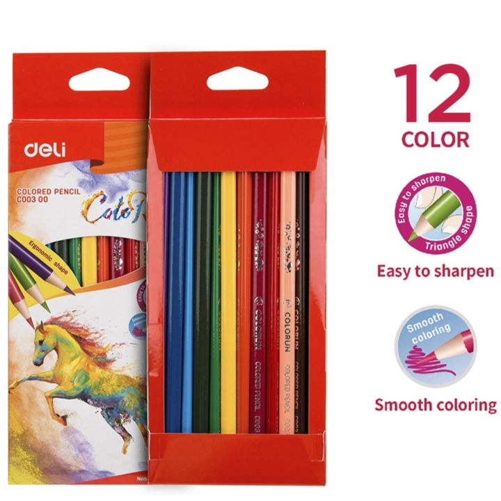 Deli%20Color%20Pencils%2012%20Colours%20-%20Image%202
