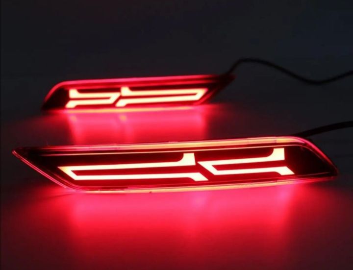 Toyota Corolla Altis Grande X 2021_2022 Rear Bumper Reflector Light With Flasher