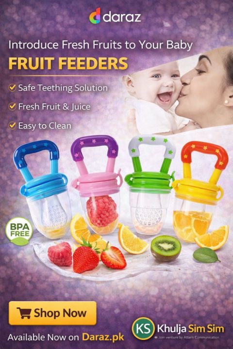 Baby Fruit Pacifier for Feeding Fresh Fruits and Vegetables