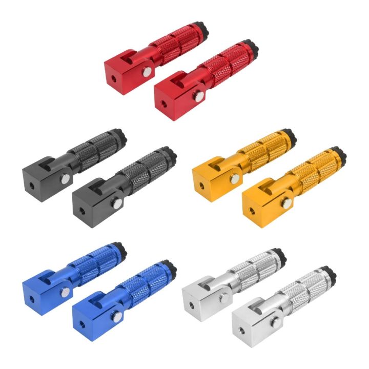 Utv Foot Rests Motorcycle Footpegs CNC Aluminum Motor Bike Universal Folding Footrests ...