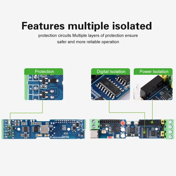 ESP32-S3%201%20Channel%20WiFi%20Bluetooth%20Relay%20Industrial%20Control%20Board%20with%20Isolated%20RS485%20CAN%20Communicator%20Type-C%20ESP%20Microcontroller%20-%20Image%203