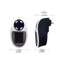 Heater Portable Electric Heater Plug-in Wall Mounted Room Heater Home Appliances Heating Stove Mini Radiator Remote Heater 500W. 
