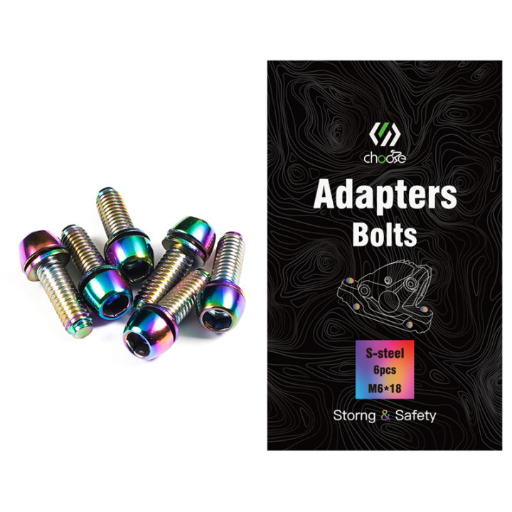 CNC%20%20Bike%20Disc%20Brake%20Caliper%20Bolt%20Steel%20MTB%20Mountain%20Road%20Bike%20Brake%20Caliper%20Fixed%20Screws%20Cycling%20bolts%20M6*18%20Bicycle%20Accessorie%20-%20Image%207