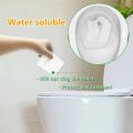Biodegradable Disposable Toilet Seat Cover Portable Travel Camping Hotel Bathroom Soluble Water Toilet Pad Eco-Friendly.