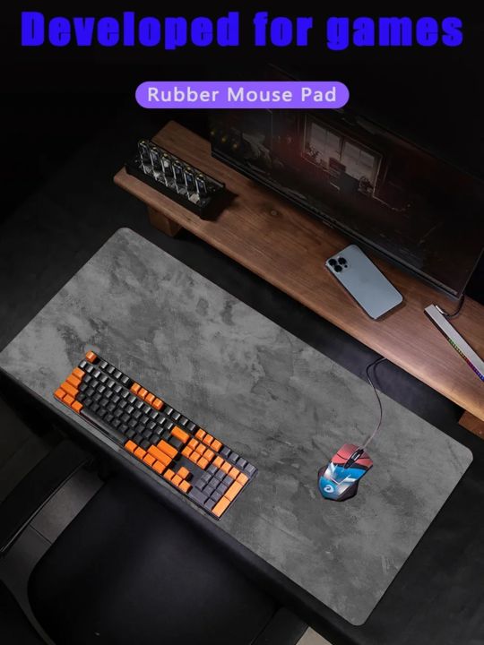 Gray%20mouse%20pad%20900x400mm%20overlocked%20mousepad%20xxl%20desktop%20keyboard%20table%20pad%20gray%20series%20game%20desk%20mat%20computer%20accessories%20-%20Image%202