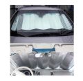 Car sun shade  (ကားနေကာ အပူခံဖော့ပြား) (140*70 cm)  cartoon design Car Sunshade. 