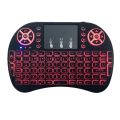 I8 Backlit Mini Wireless Keyboard English 2.4G Air Mouse Remote Touchpad for Android TV Box PC X96 H96 Max 7 Color. 