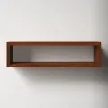 Wall mounted Box shelf Rectangular Shape Book Shelves Wall hanging shelves Wall decoration shelf Decorative Shelves Storage shelf Book shelf Pack of 1. 
