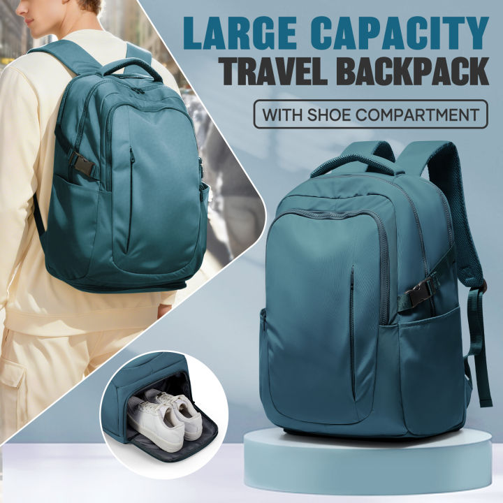 Easyjet Cabin Bag Travel Backpack with Shoe compartment，Laptop Backpack Hand Luggage Bag Men's Women's Backpack，School Backpack