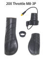 20X Half Throttle for Electric Bicycle Left Right Sleeve Rotary Handle Waterproof Connector Electric Scooter Accelerator. 