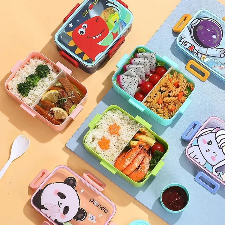 Cartoon%20Kids%E2%80%99%20Lunch%20Box%20%E2%80%93%20Lightweight%20Bento%20with%20Slide%20Closure%20for%20School,%20Picnic%20&%20Travel%20Snack%20Container%20-%20Image%202