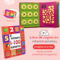 Montessori Spanish Learning Book — Helps Identify Animals and Build Vocabulary (Preschool ). 