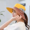 Women'S Summer Sun Hat with Large Brim Breathable and Foldable Sun Protection Fisherman'S Hat Beach Hat Outdoor Fishing Hat.