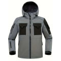 Men Lurker Shark Skin Soft Shell Jacket Waterproof Fleece Hooded Coat Hunt Clothes Outdoor New Solid Pocket Jacket Men.