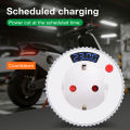 Tuya WiFi Timer Socket 24‑Hour Mechanical Rotary Timer Switch LCD Display Household Automatic Countdown Control for Appliances. 