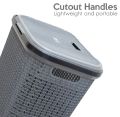 New Laundry Basket Plastic Mesh Dustbin for Kitchen Decent Design For Washing Clothes. 