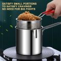Double Layer Stainless Steel Deep Frying Pot. 
