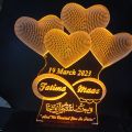illusion lamp with couple name NOW RGB COLOR ALSO AVAILABLE. 