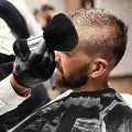 Barber wrap set Waterproof Hair Cutting Cape with Neck Duster Brush - Professional Barber Salon Hairdressing Apron Hair Stylists. 