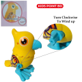 Parrot Wind Up Toy - Baby Parrot Jumping Clockwork Key Toys.
