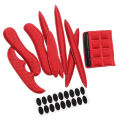 27pcs/set Helmet Padding Kits Sealed Sponge Replacement Motorcycle Bicycle Cycling Universal Foam Pads Set.