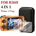 Tempered Glass Screen Protectors Game Storage Bag for R36H Zipper Carry Bag EVA Hard Handbag Game Accessories Various Models. 