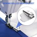 Universal Scroll Hemmer Presser Foot | Rolled Hem Folder Attachment for Sewing Machines (Available in 3mm-12mm Sizes).