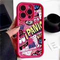 Graffiti painted cell phone case suitable for iPhone 11 13 dirt-resistant shockproof soft cover. 