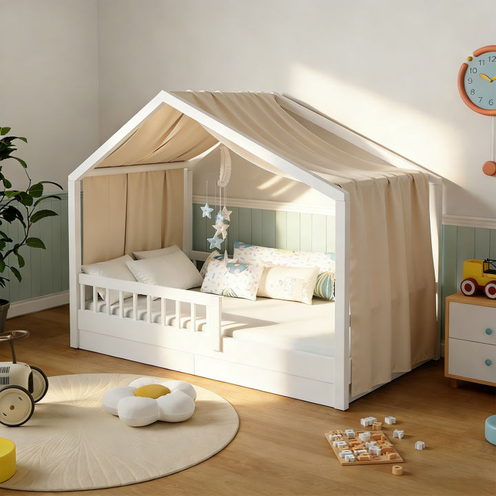 Bunk%20Bed%20Canopy%201/2-Piece%20Muslin%20Bunk%20Bed%20Canopy,%20Fabric%20Canopy%20for%20Bunk%20Beds%20Suitable%20for%20Bed%20Canopy,%20Bedroom%20Decoration%20-%20Image%207